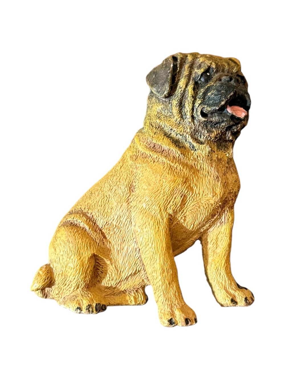 Pug Dog Figurine Refrigerator Magnet - Decorative Pet Statue
